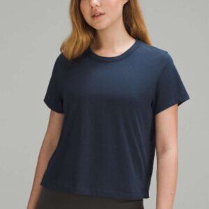 Lululemon Classic-Fit Cropped Cotton-Blend T-Shirt